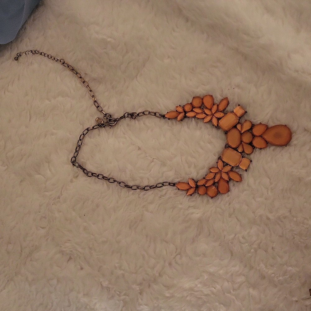 Orange Gem Necklace